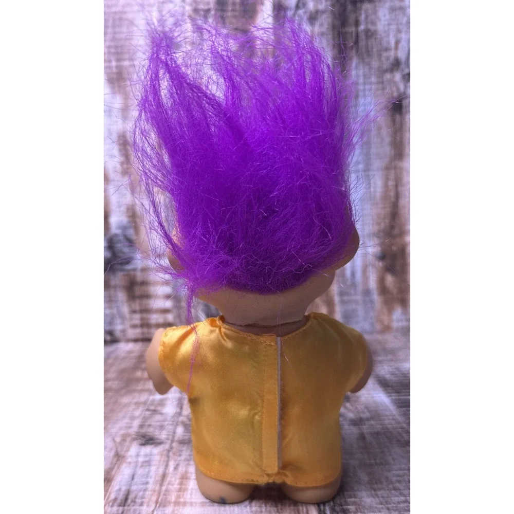 Vintage 1991 Halloween Troll Doll PURPLE HAIR Blue Eyes 7